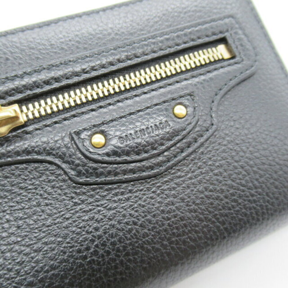 Balenciaga leather black fold bi wallet - Picture 8 of 10